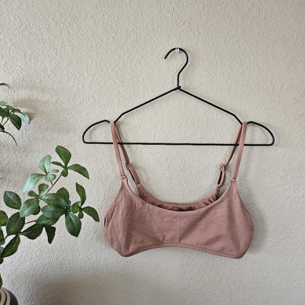 Aerie Bikini Top, Medium | Brown